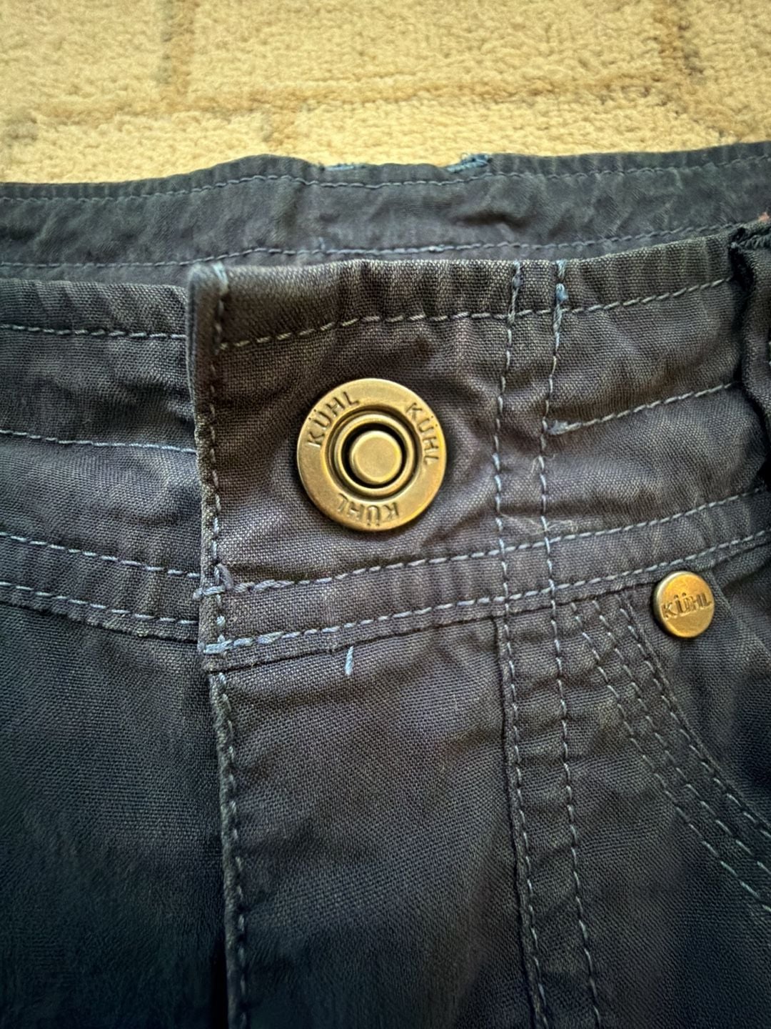 Kuhl Cargo Pants Size 2 Reg Blue Hiking Outdoor 6