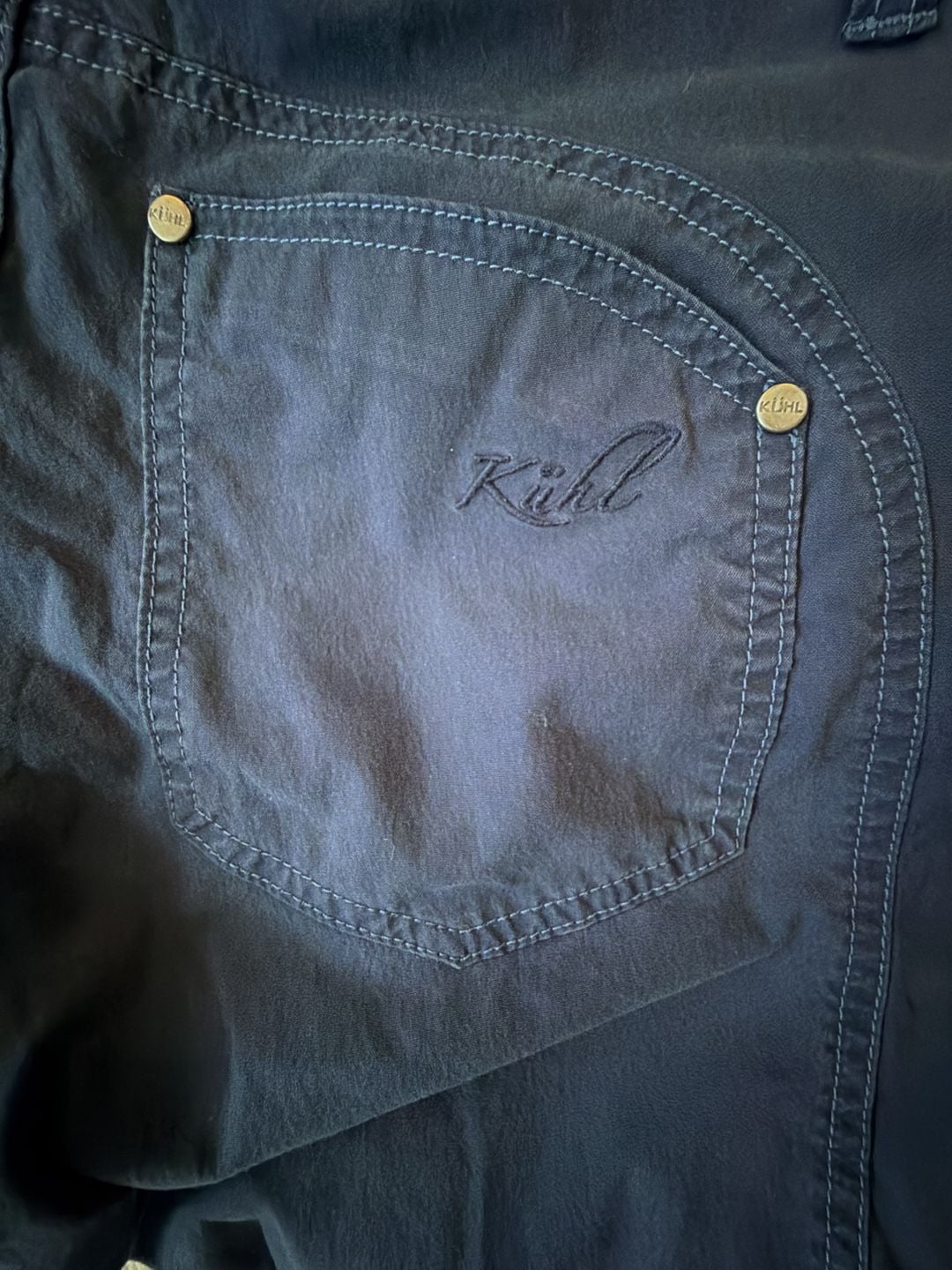 Kuhl Cargo Pants Size 2 Reg Blue Hiking Outdoor 11