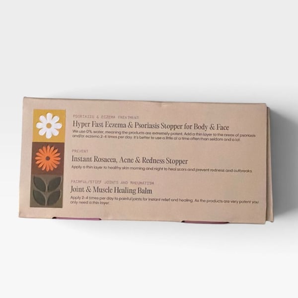 Frøya Organics The Complete Natural Pharmacy For Face & Body Skincare Set Of 3