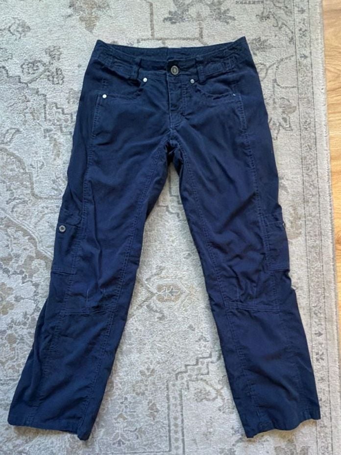 Kuhl Cargo Pants Size 2 Reg Blue Hiking Outdoor 2
