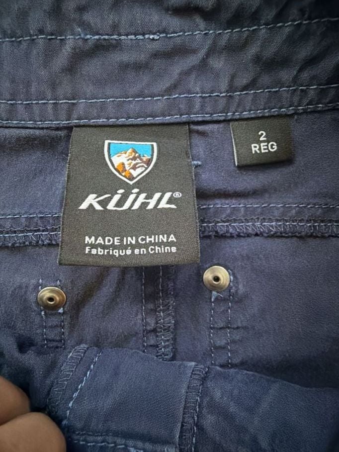 Kuhl Cargo Pants Size 2 Reg Blue Hiking Outdoor 8