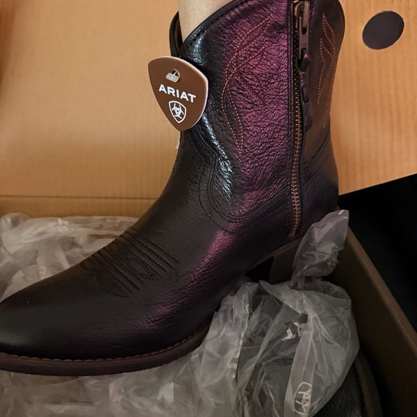 Ariat Darlin Western Boot Size 10 Old Black