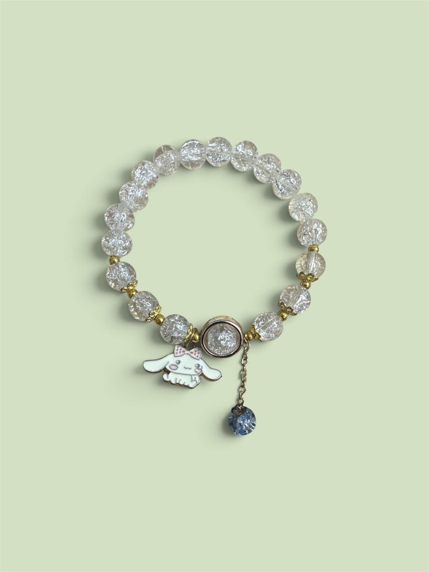 Sanrio Cinnamoroll Glass Beaded Charm Bracelet 2