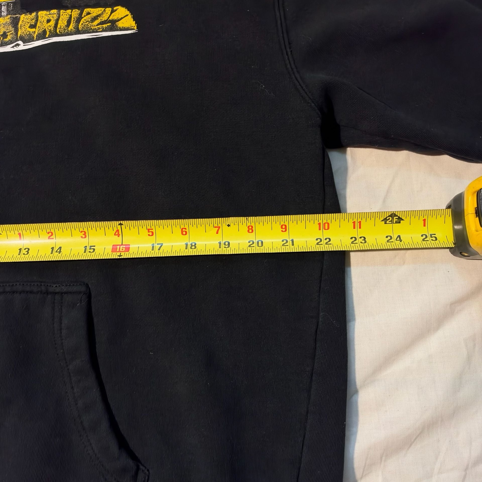 Santa Cruz Hoodie Size L Black Lighthouse Graphic Pullover 9
