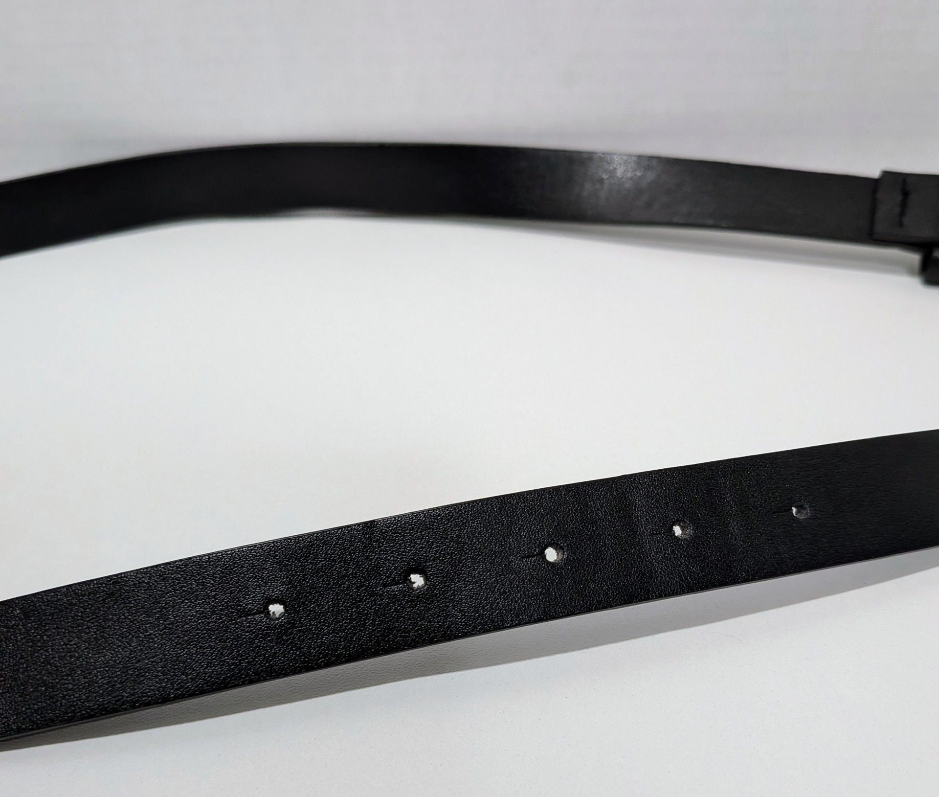 Western Black Belt With Turquoise Butterfly Buckle Size 37 3