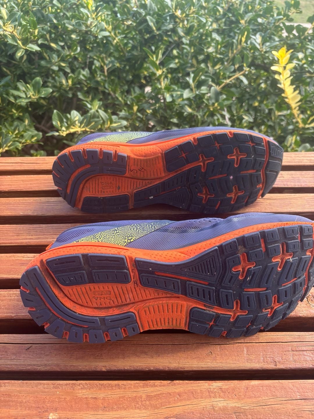 Brooks Trace 3 Running Shoes Navy Orange 6