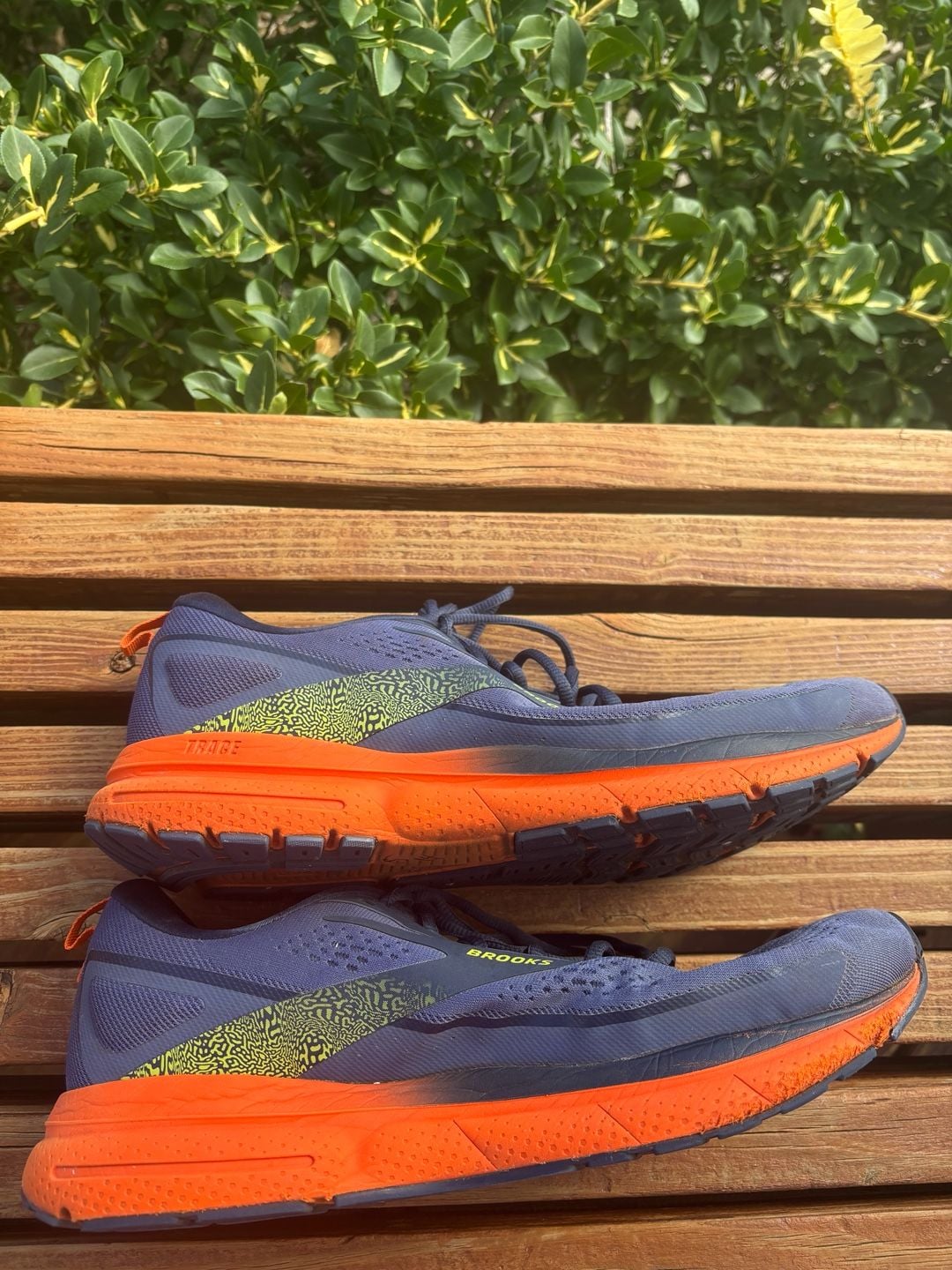 Brooks Trace 3 Running Shoes Navy Orange 7
