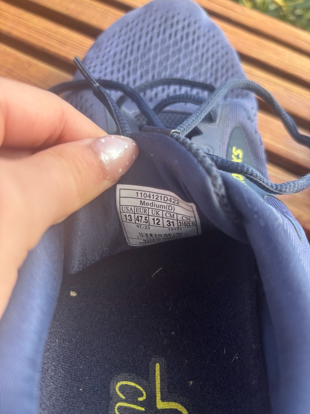 Brooks Trace 3 Running Shoes Navy Orange 8