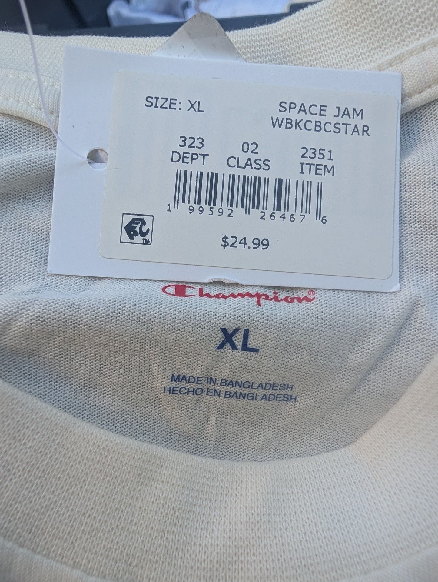 Champion Space Jam Tune Squad T-Shirt Size child XL 2