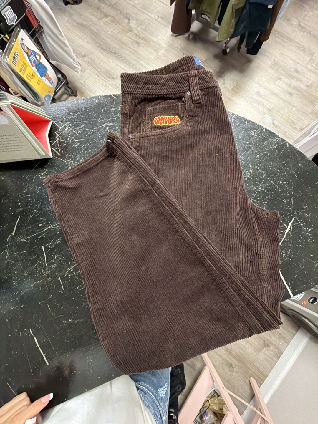 Empyre Corduroy Pants Size 28 Brown Skate Loose Fit 5