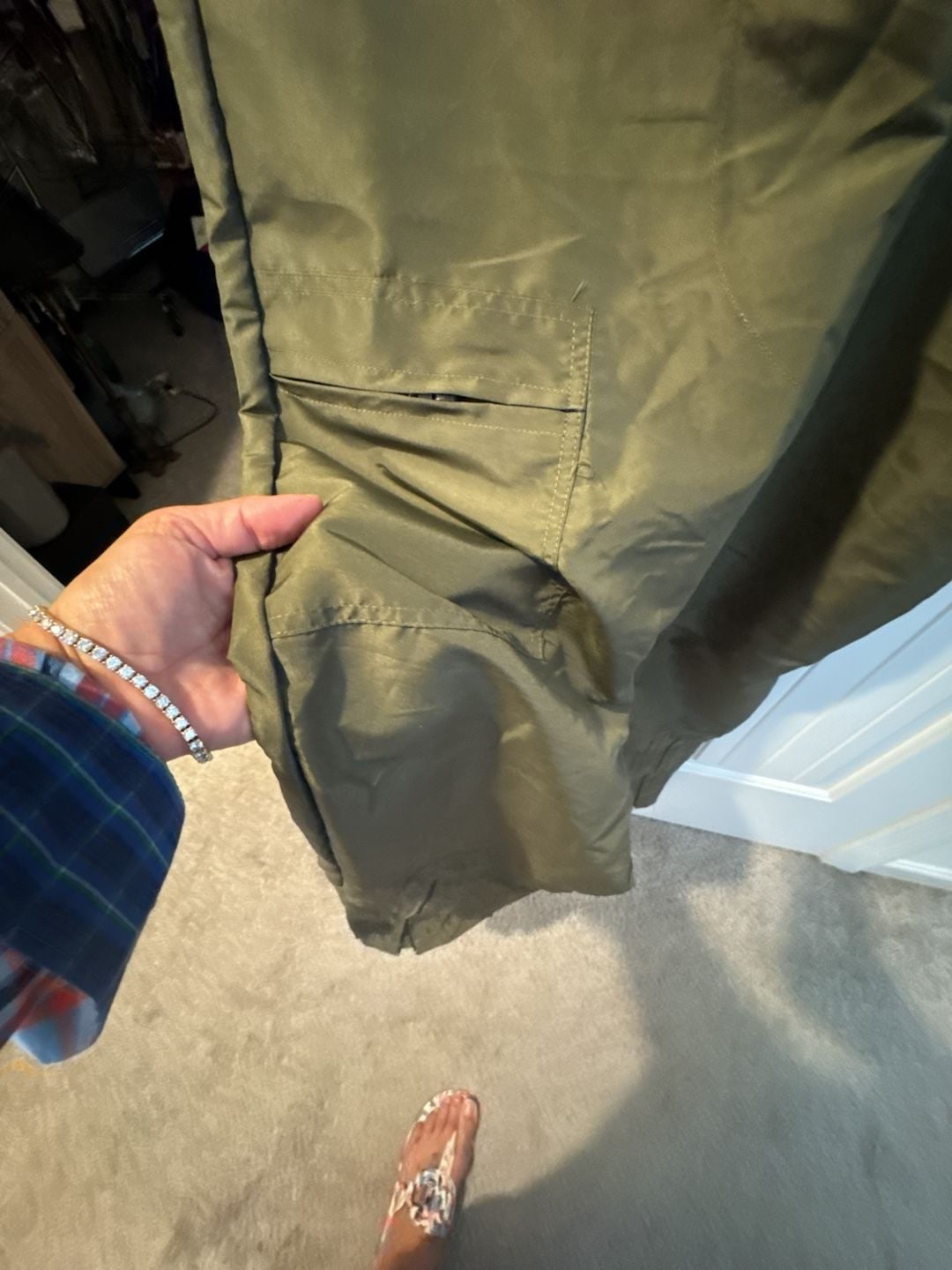 America's Navy Top Gun Flight Suit Size S Green Jumpsuit Costume 7