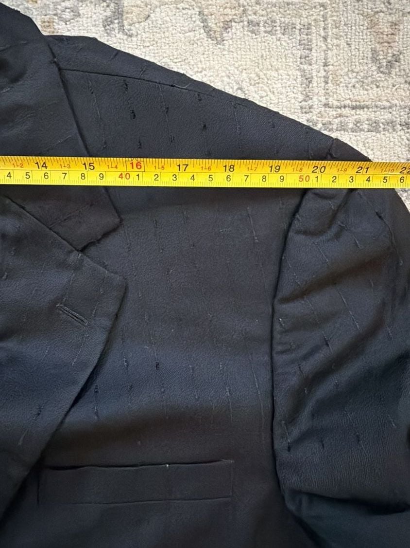 Versace Classic Blazer Jacket Black Wool 5