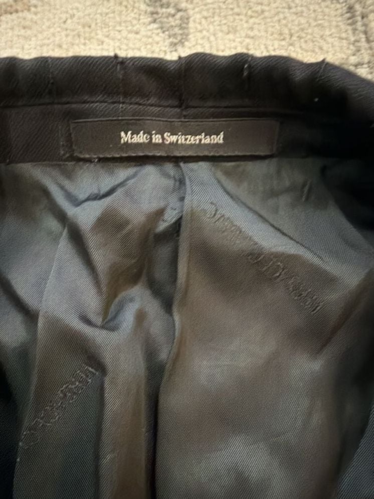 Versace Classic Blazer Jacket Black Wool 8