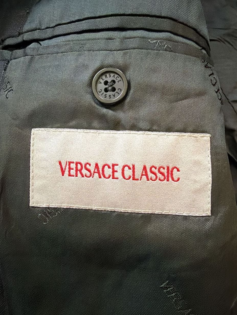 Versace Classic Blazer Jacket Black Wool 9