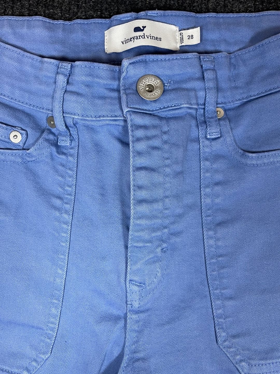 vineyard vines High Rise Straight Crop Size 28 Blue Jeans 2