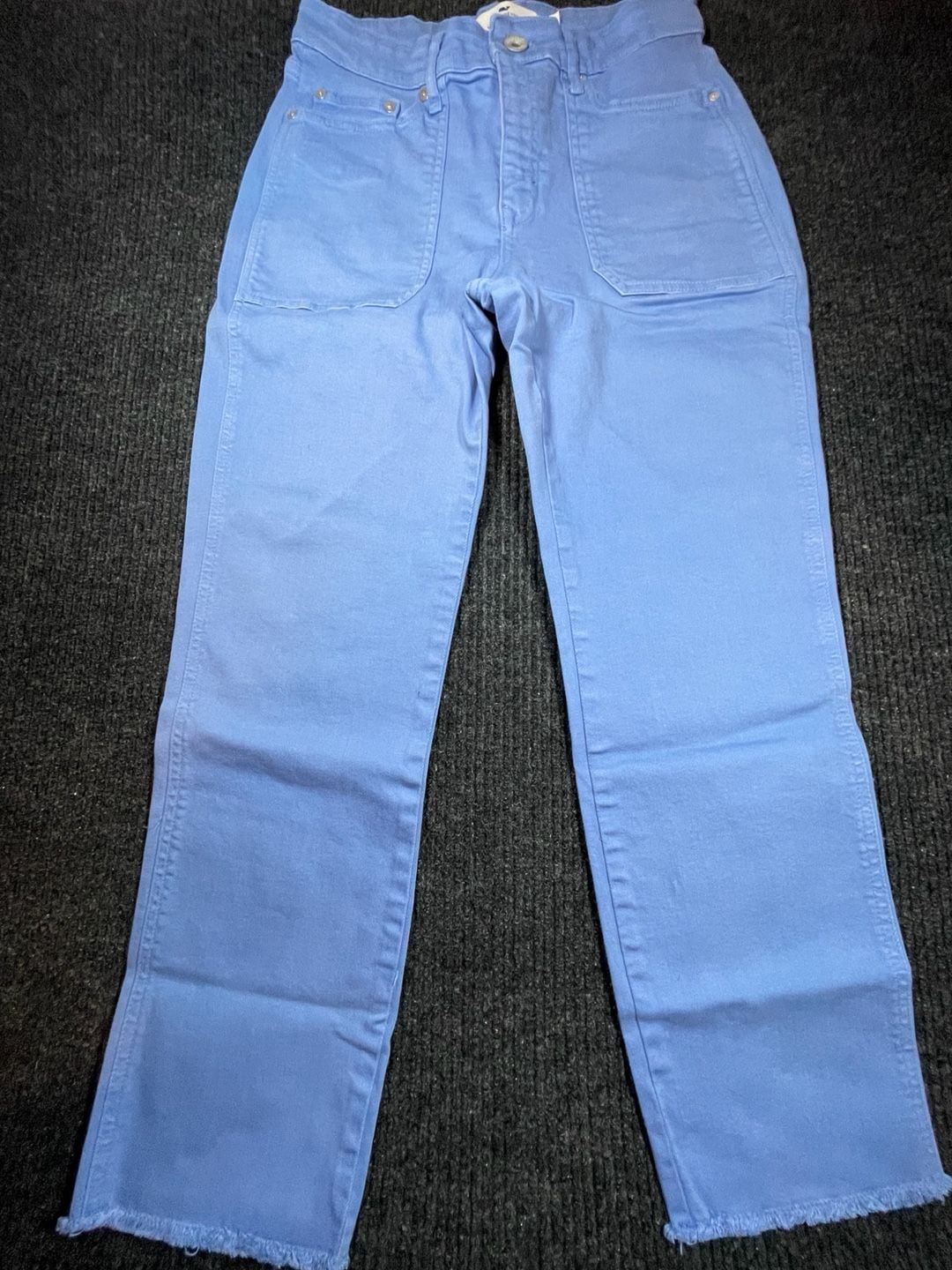 vineyard vines High Rise Straight Crop Size 28 Blue Jeans 5