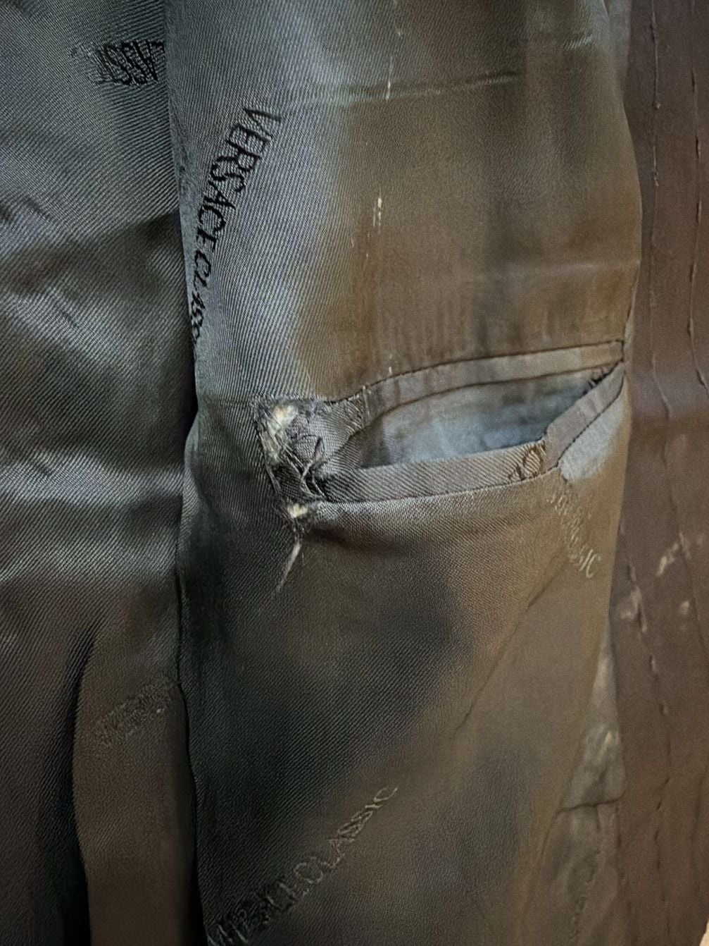 Versace Classic Blazer Jacket Black Wool 11