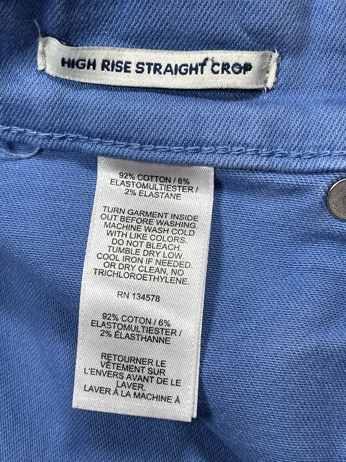 vineyard vines High Rise Straight Crop Size 28 Blue Jeans 7
