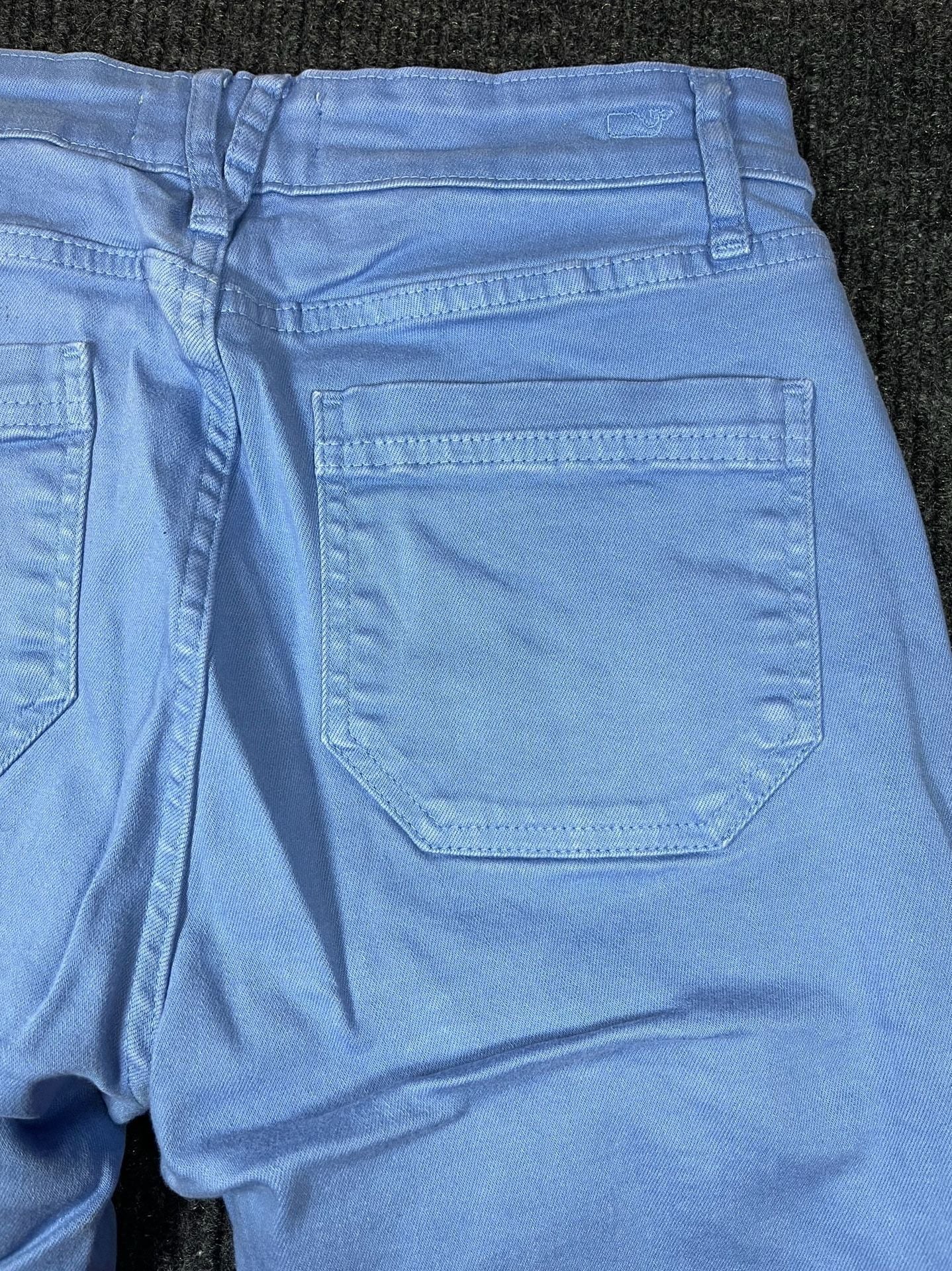 vineyard vines High Rise Straight Crop Size 28 Blue Jeans 9