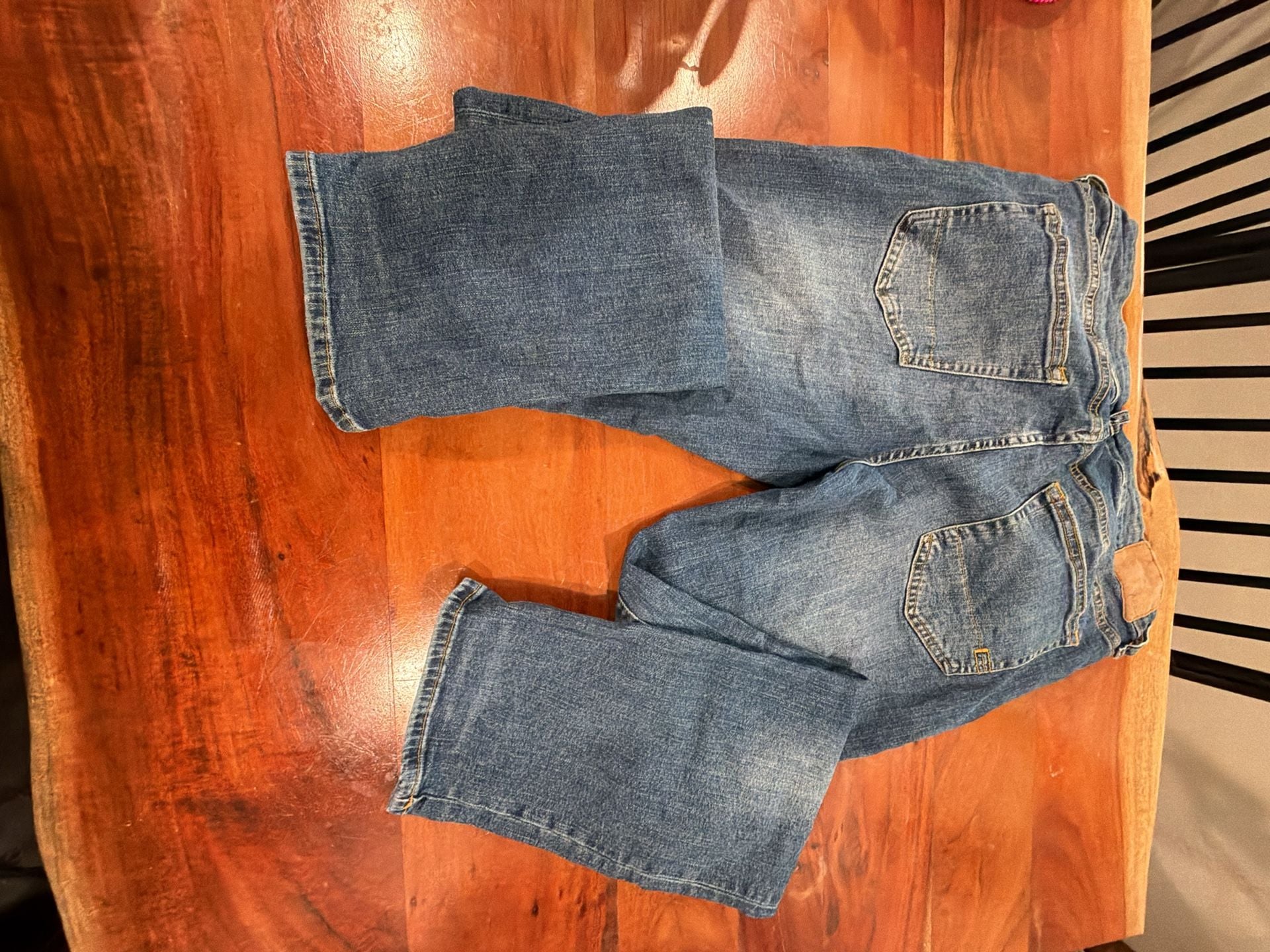 Aeropostale Slim Straight Jeans Size 34x34 Blue Denim 7