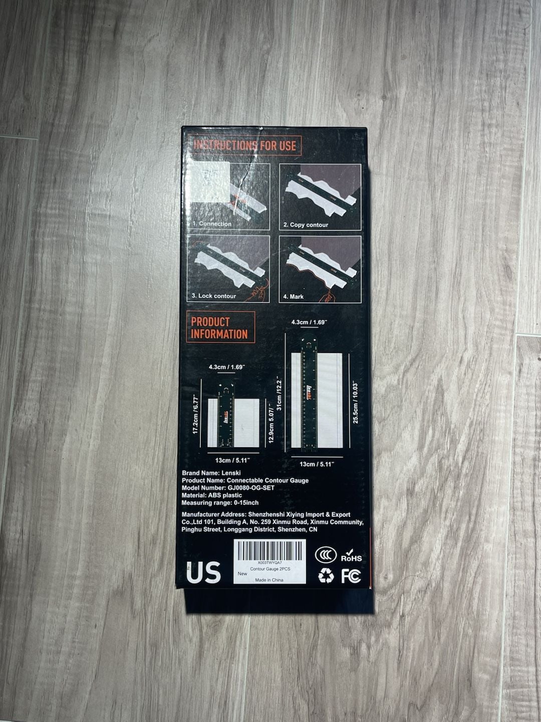 Lenski Connectable Contour Gauge 15 Inch 10+5 Size 2