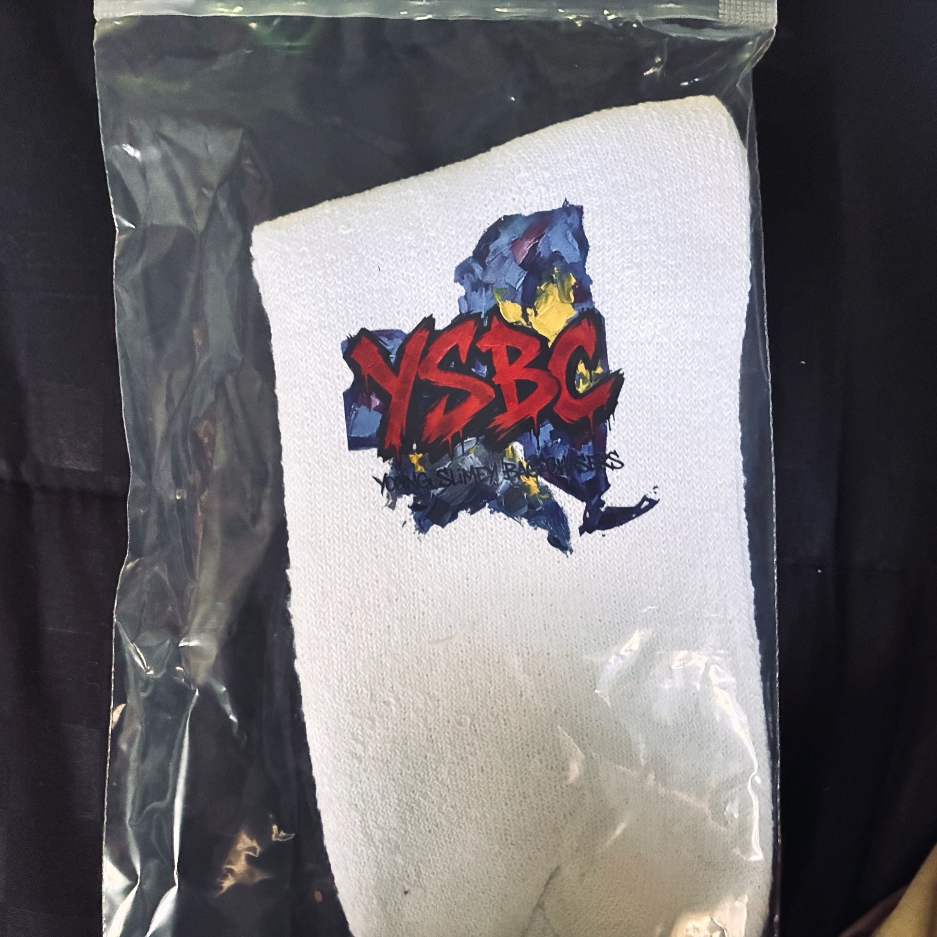 YSBC Graphic Print white Socks 2