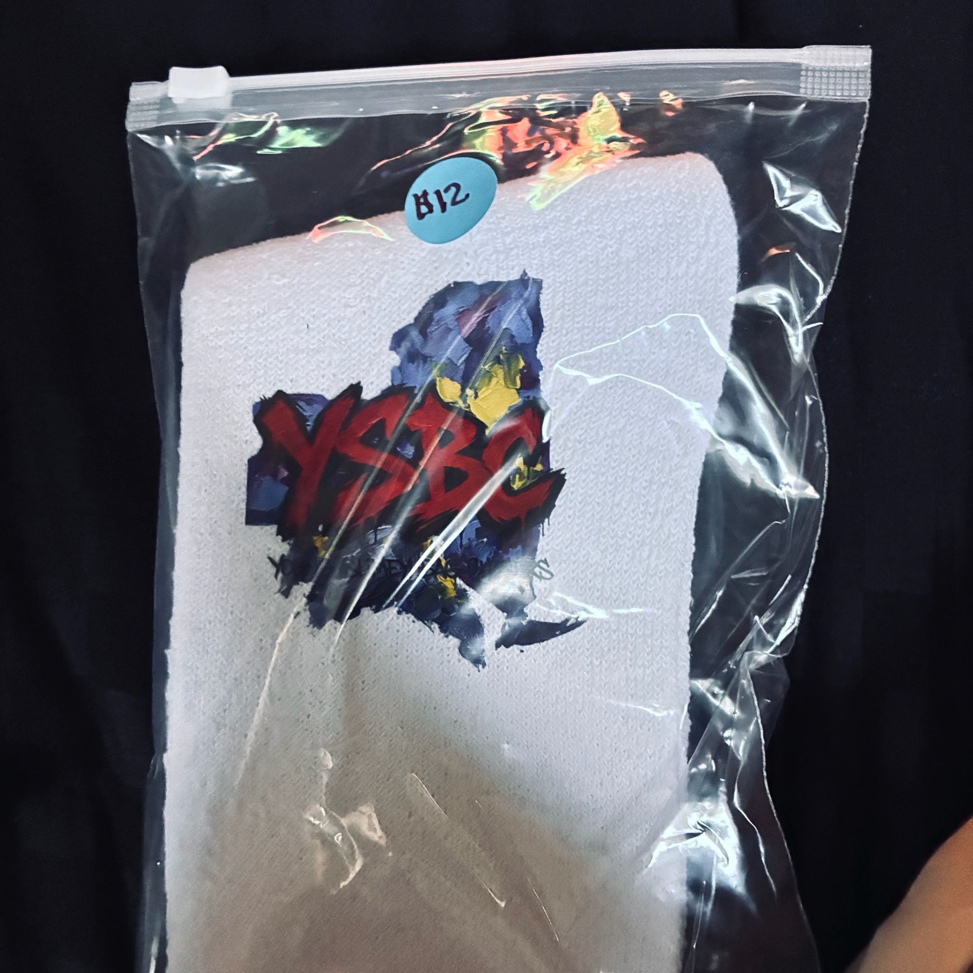 YSBC Graphic Print white Socks 3