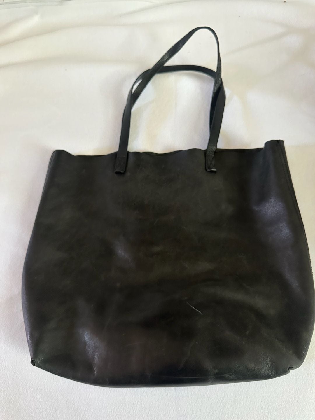Madewell The Transport Tote Black Leather 2