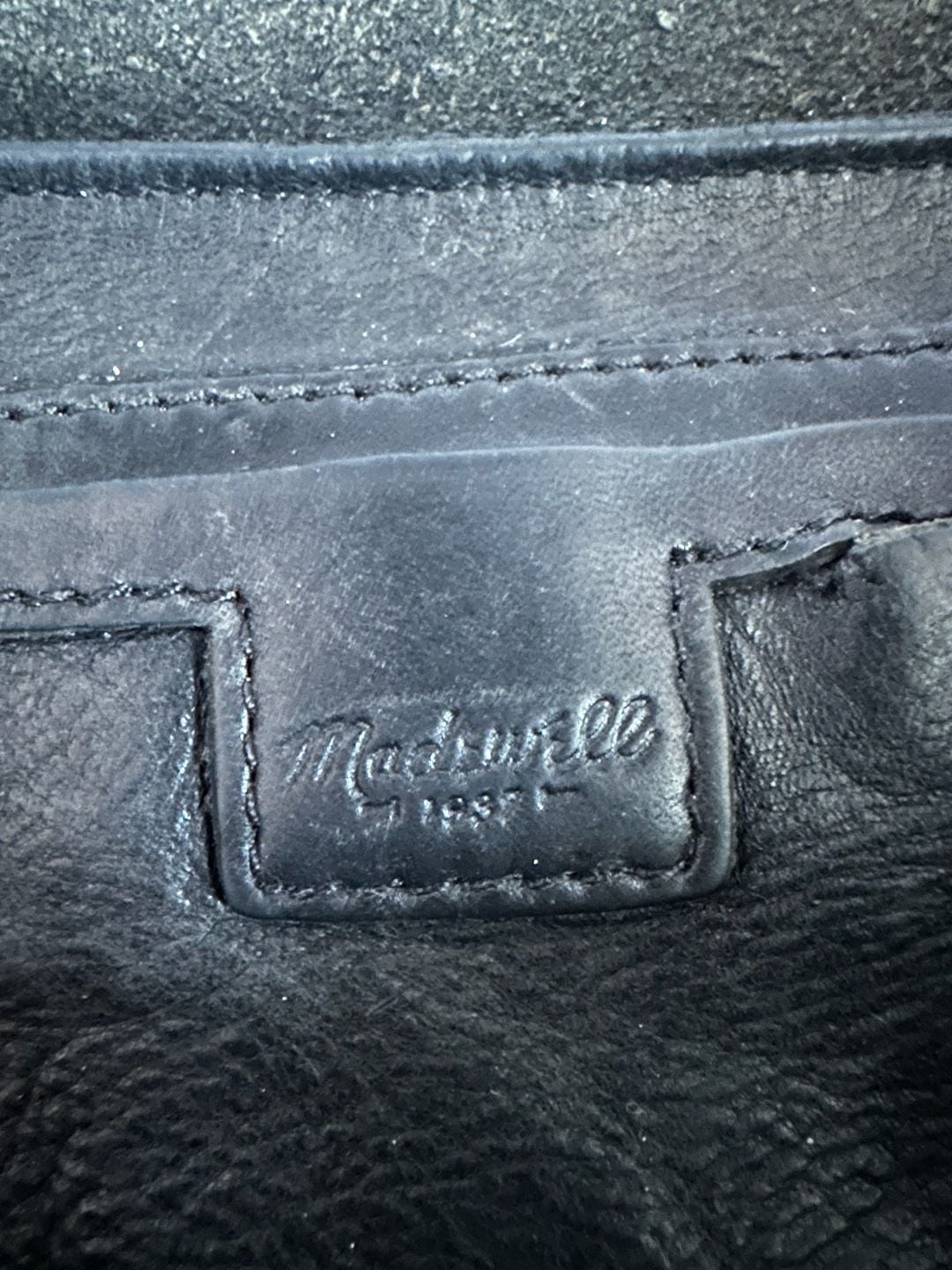 Madewell The Transport Tote Black Leather 6