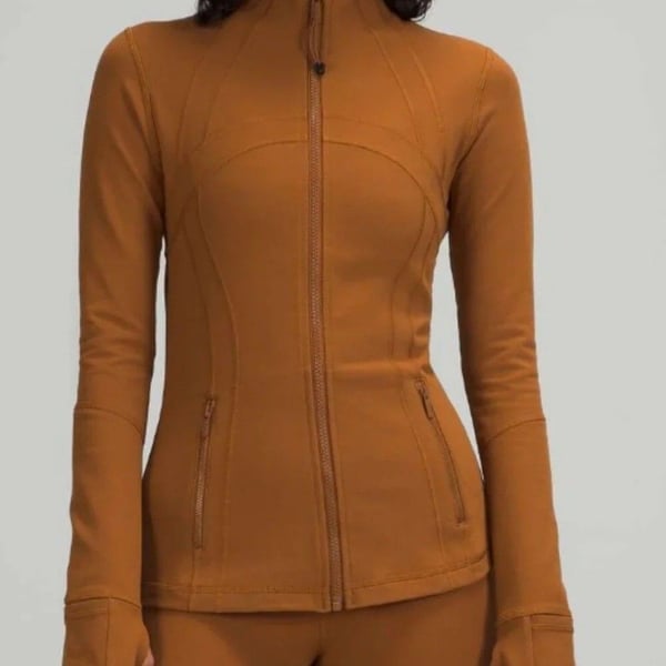 Lululemon Define Jacket Luon - Copper Brown - EUC Size 2