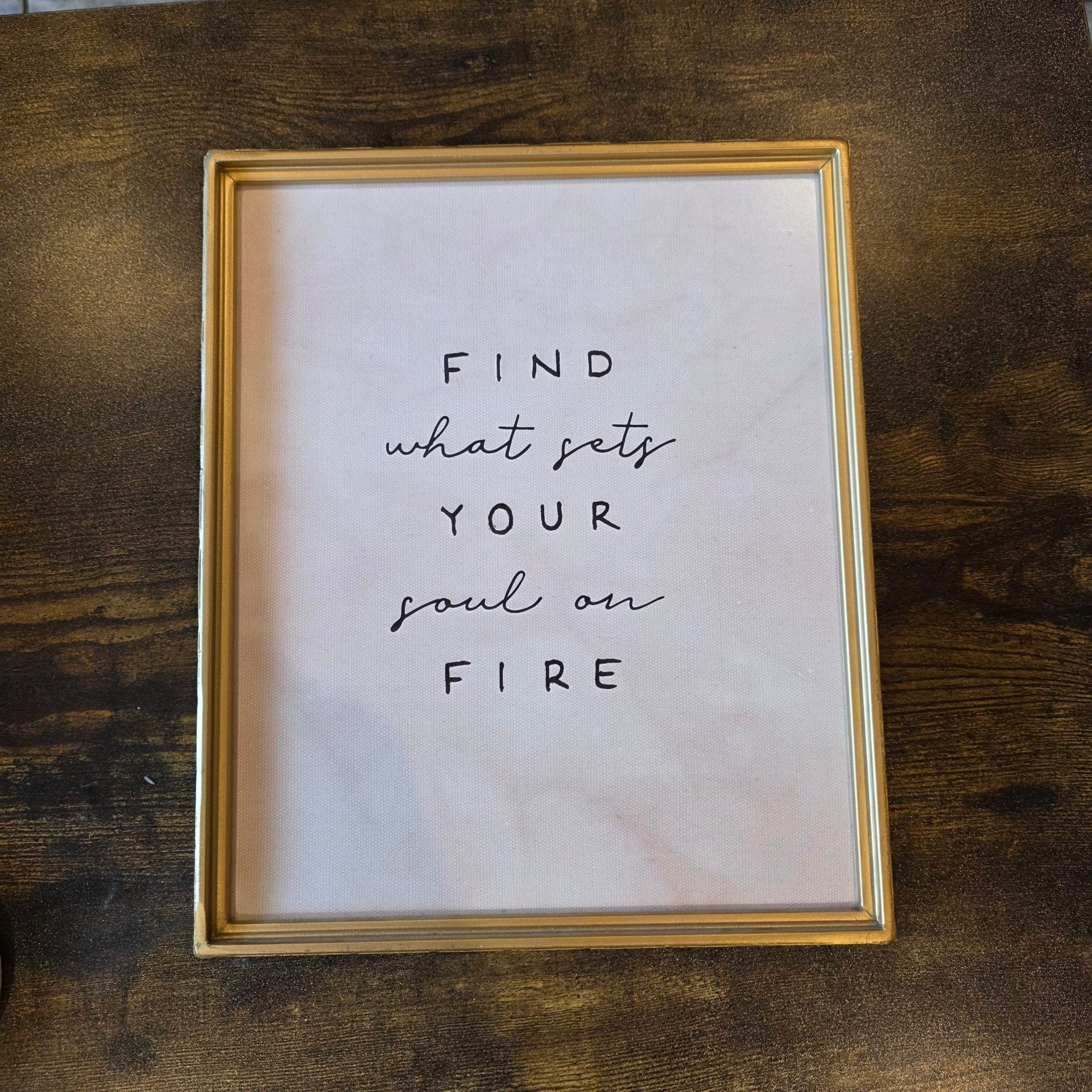 Hobby Lobby Find What Sets Your Soul On Fire Wall Decor 1