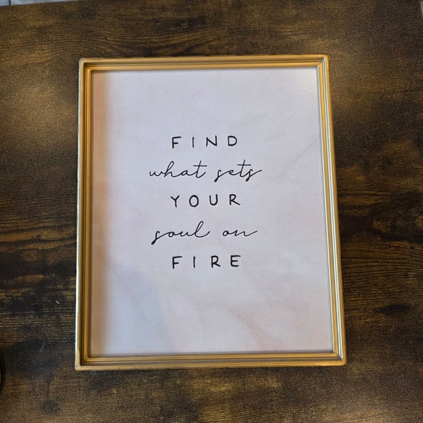 Hobby Lobby Find What Sets Your Soul On Fire Wall Decor