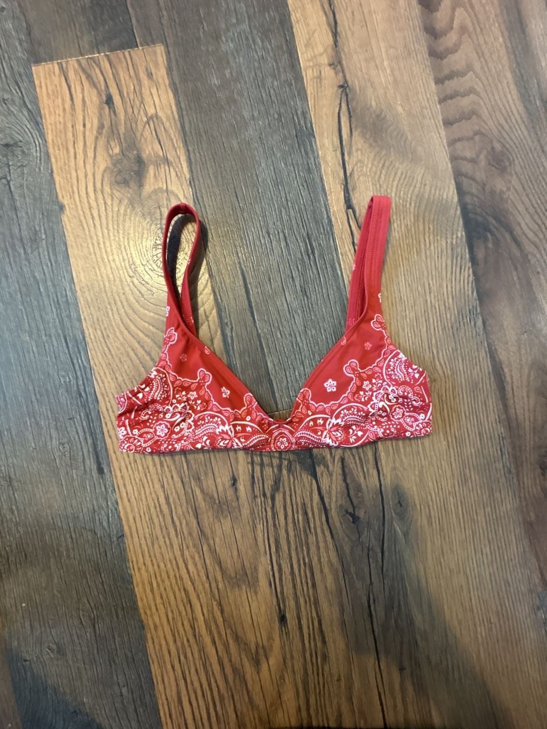 Zimmermann Bandana Paisley Bikini Top Size 6-8 2