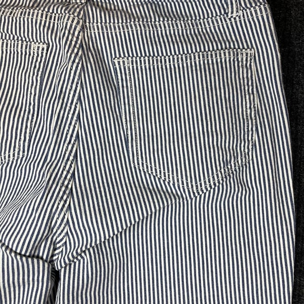 Vineyard Vines High Rise Kick Flare Size 29 Blue White Denim Pants