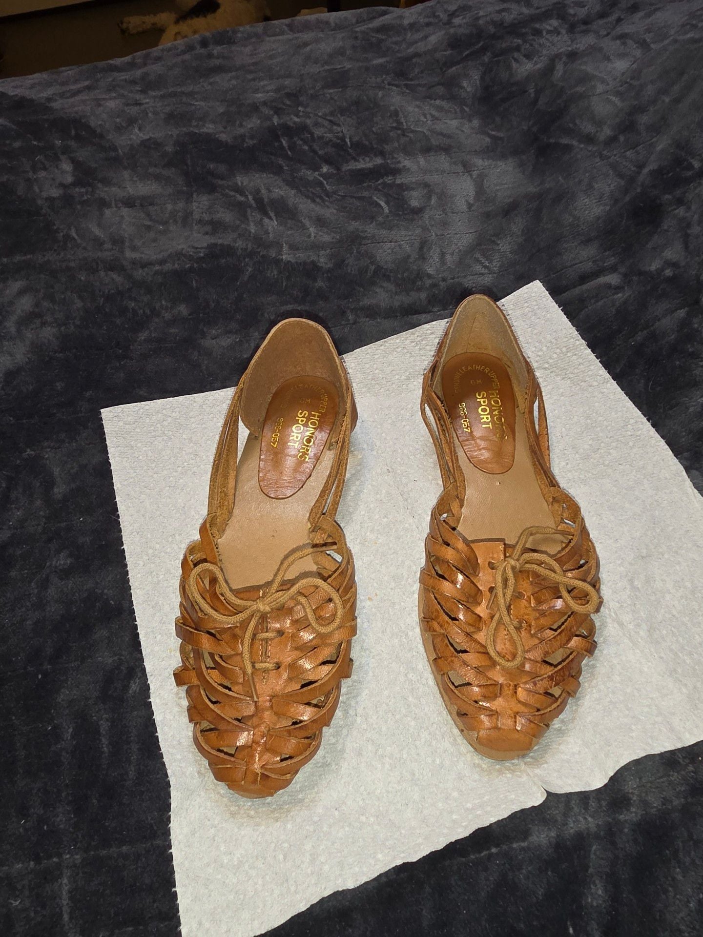 Honors Sport Woven Leather Huarache Sandals Size 6M 2