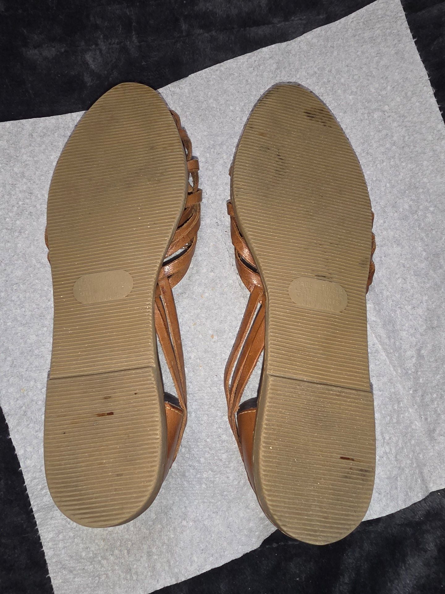 Honors Sport Woven Leather Huarache Sandals Size 6M 8