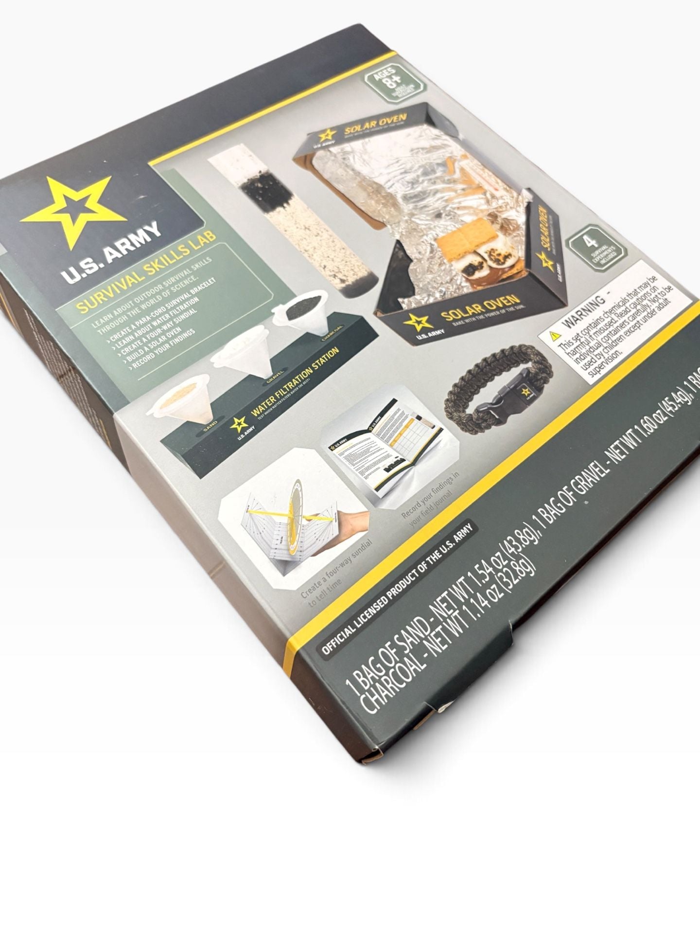 U.S. Army Survival Skills Lab Kit Ages 8+ STEM Experiment Set 2