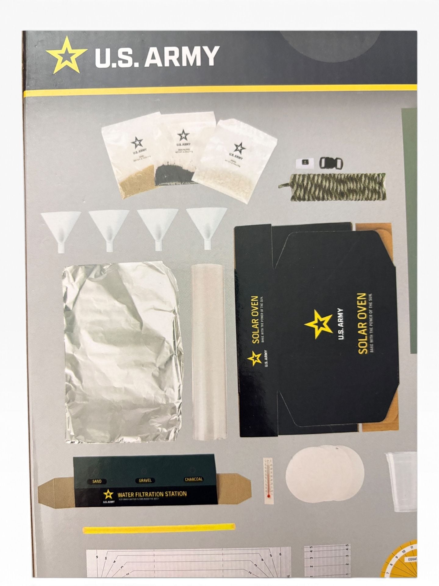 U.S. Army Survival Skills Lab Kit Ages 8+ STEM Experiment Set 7