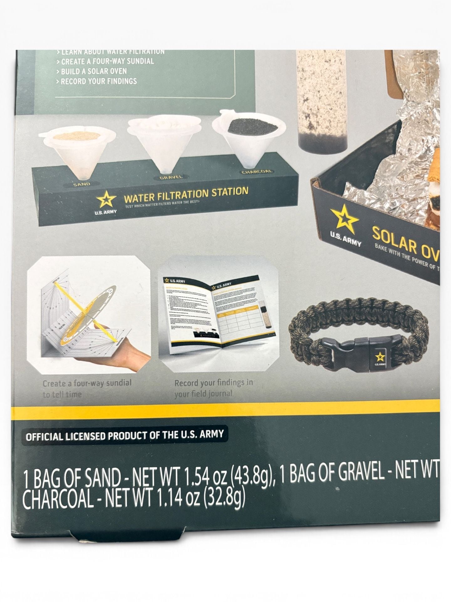 U.S. Army Survival Skills Lab Kit Ages 8+ STEM Experiment Set 11