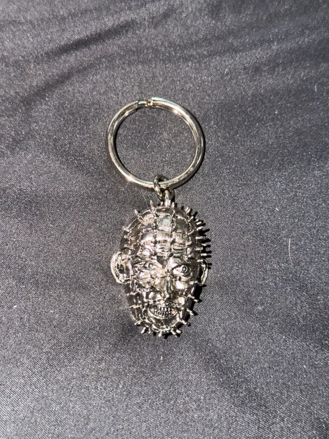 Supreme Hellraiser Pinhead Keychain Silver 2