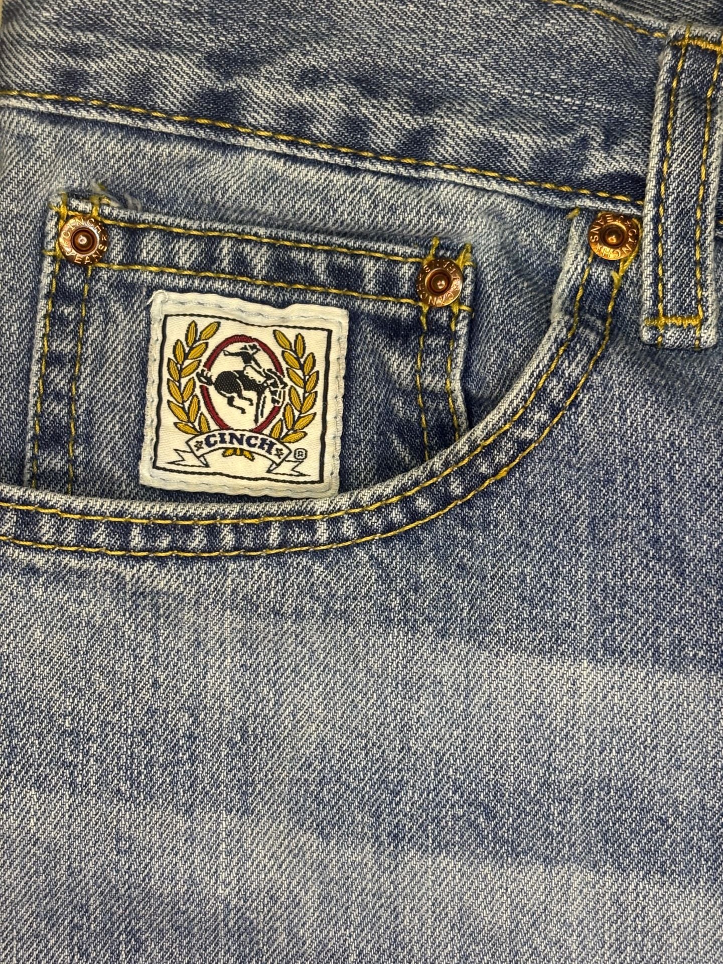 Cinch Jeans Size 30x36 Blue Denim 6