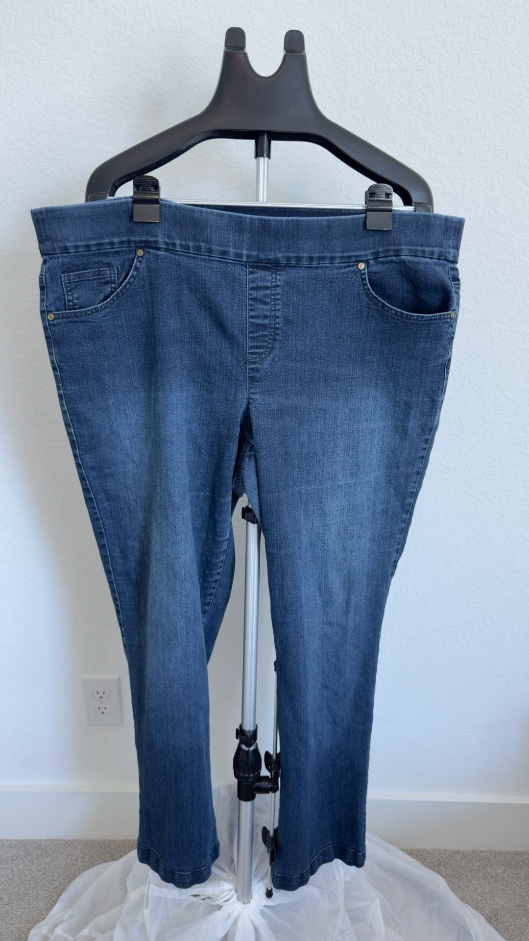 Gloria Vanderbilt All-Around Slimming Effect Jeans Size 18W Blue Denim 2