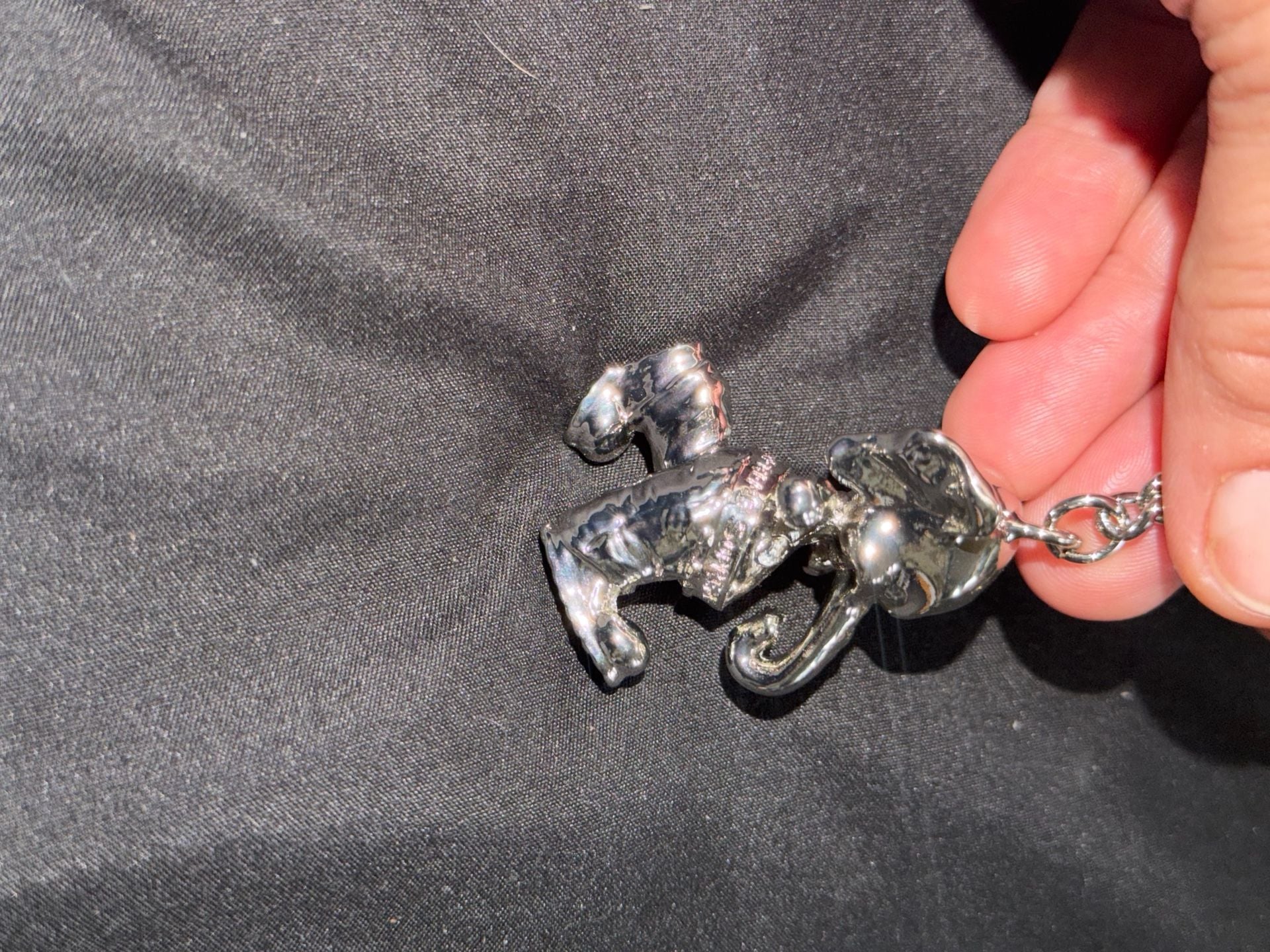 Supreme Elephant Keychain Silver FW22 3