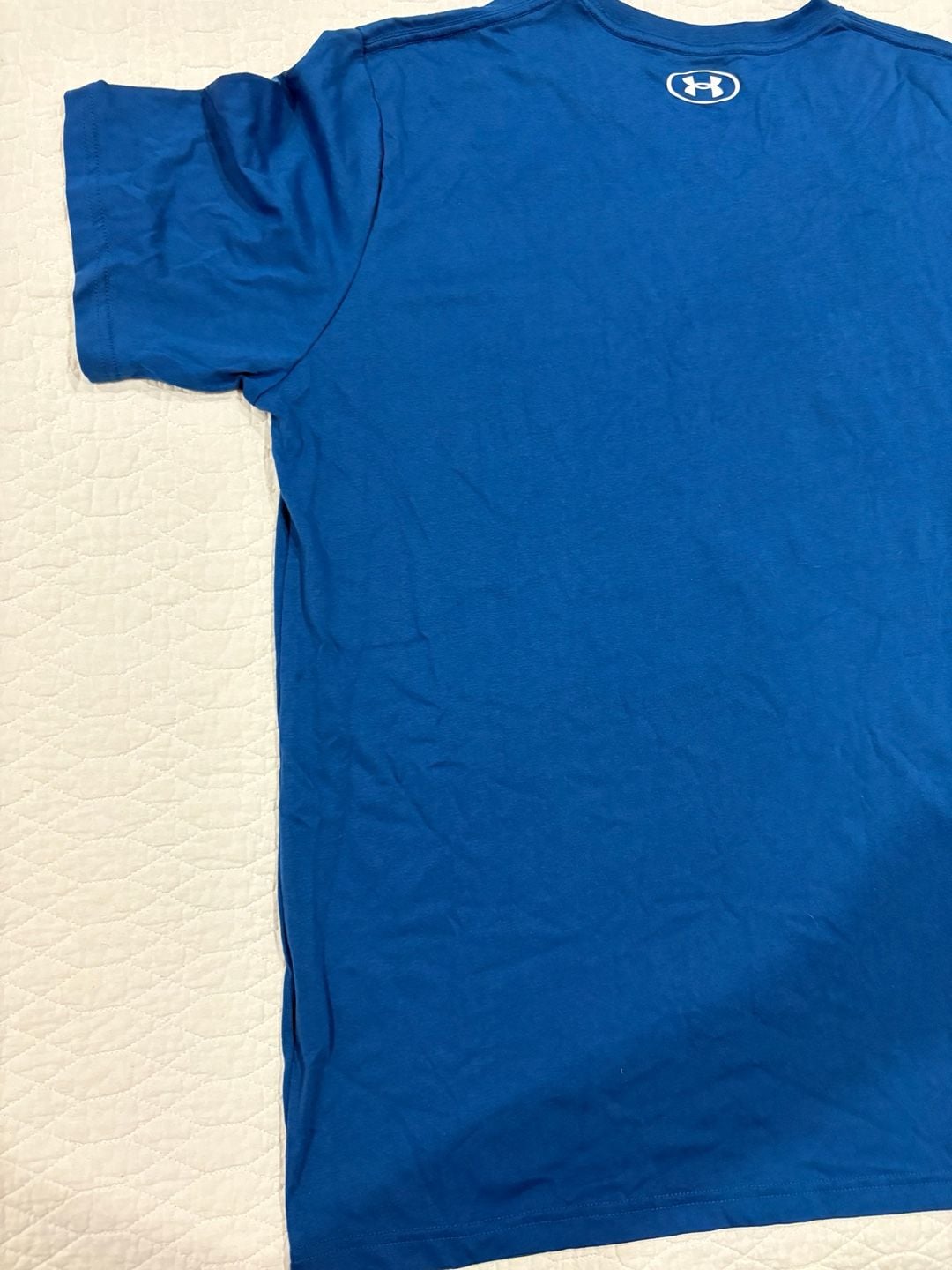 Under Armour Collegiate Crest T-Shirt Men’s XL Varsity Blue Graphic Tee 8