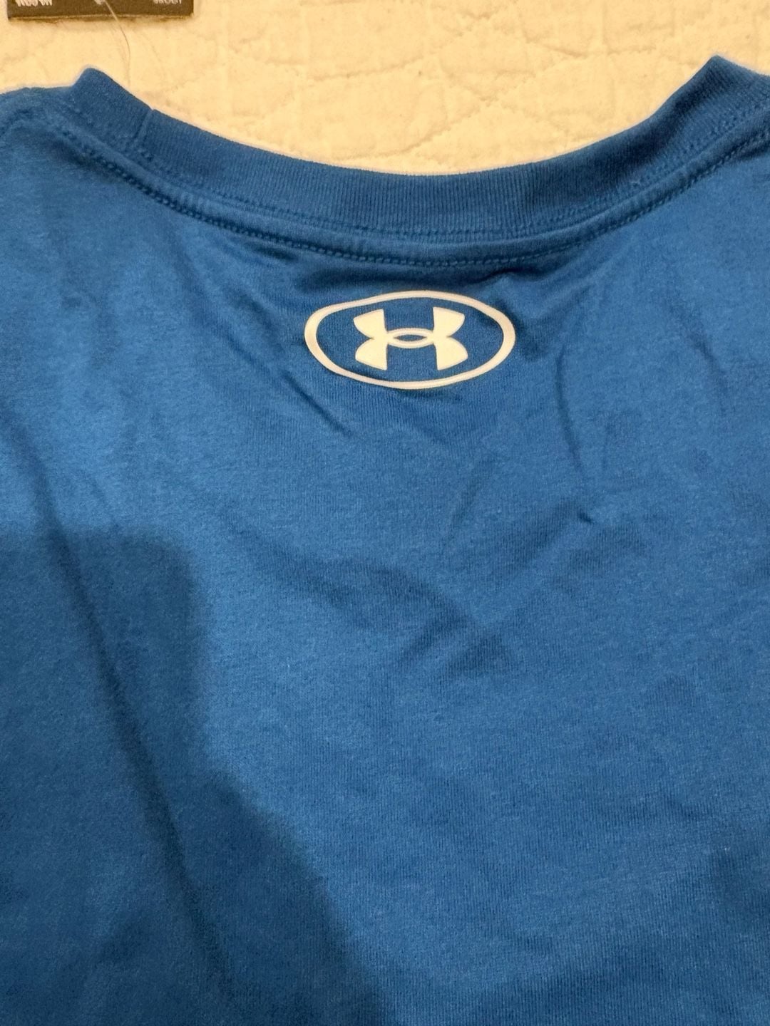 Under Armour Collegiate Crest T-Shirt Men’s XL Varsity Blue Graphic Tee 10