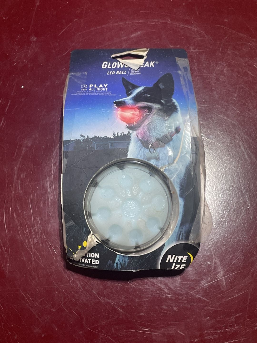 Nite Ize GlowStreak LED Ball Dog Toy 1