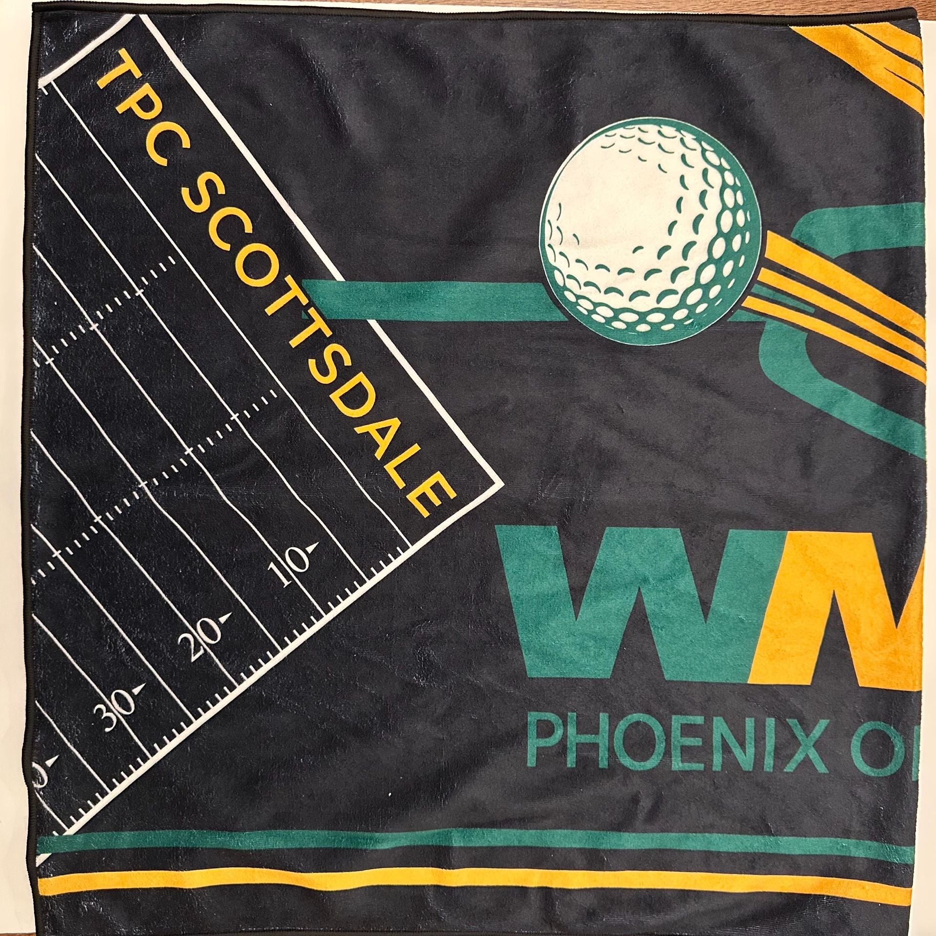 2023 WM Phoenix Open Golf Towel 41x22 TPC Scottsdale Football Golf Sports 3