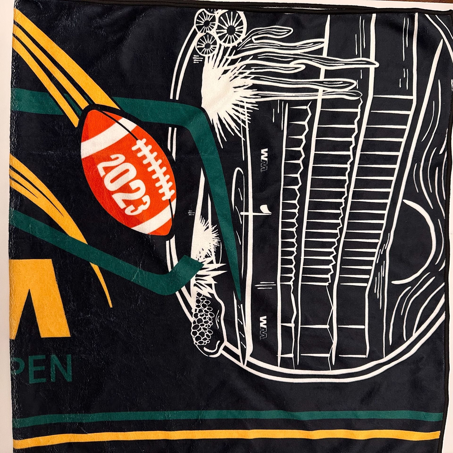 2023 WM Phoenix Open Golf Towel 41x22 TPC Scottsdale Football Golf Sports 4