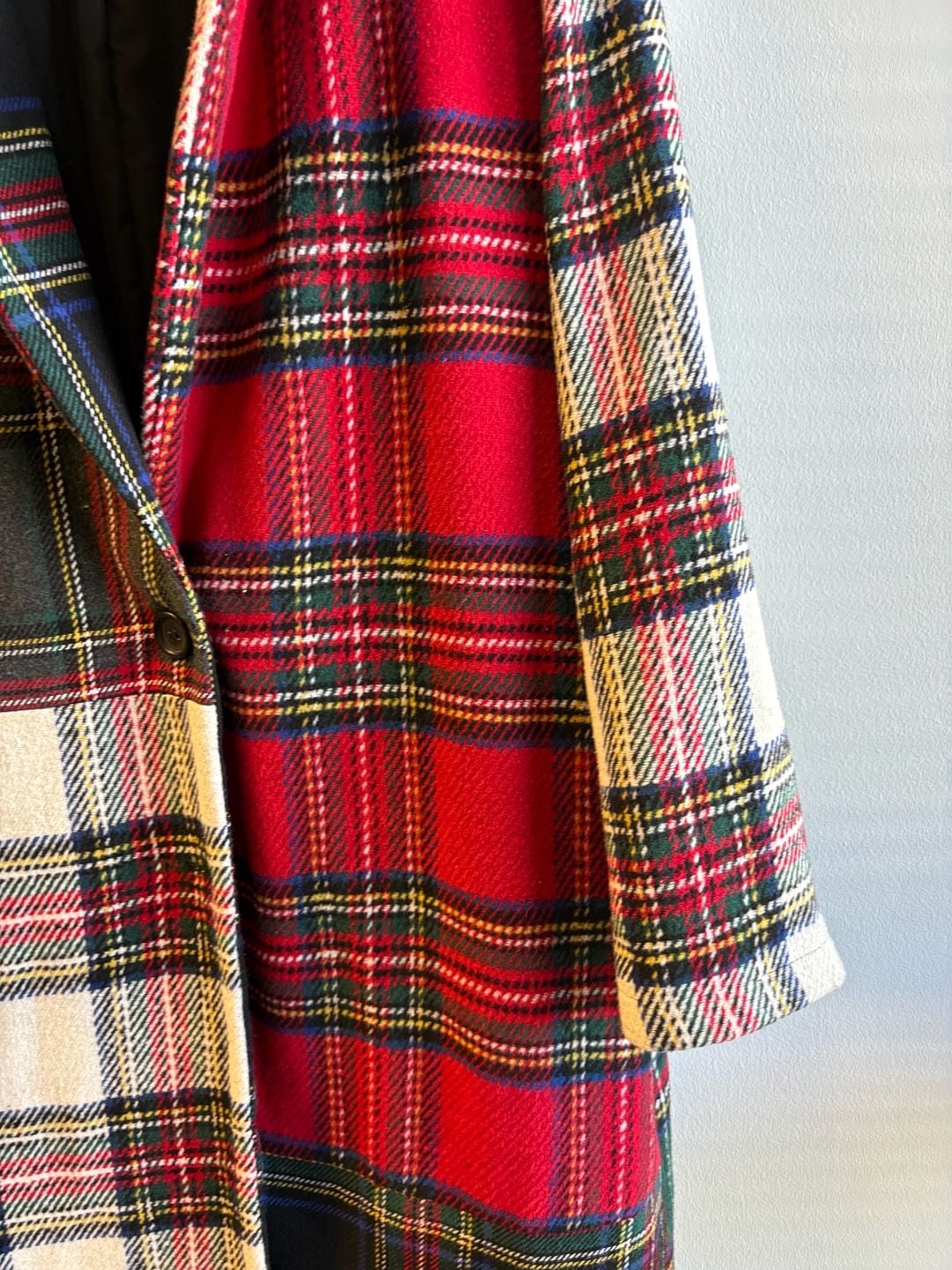 Current Mood Taste Of Fury Mixed Plaid Coat Red Multi 10