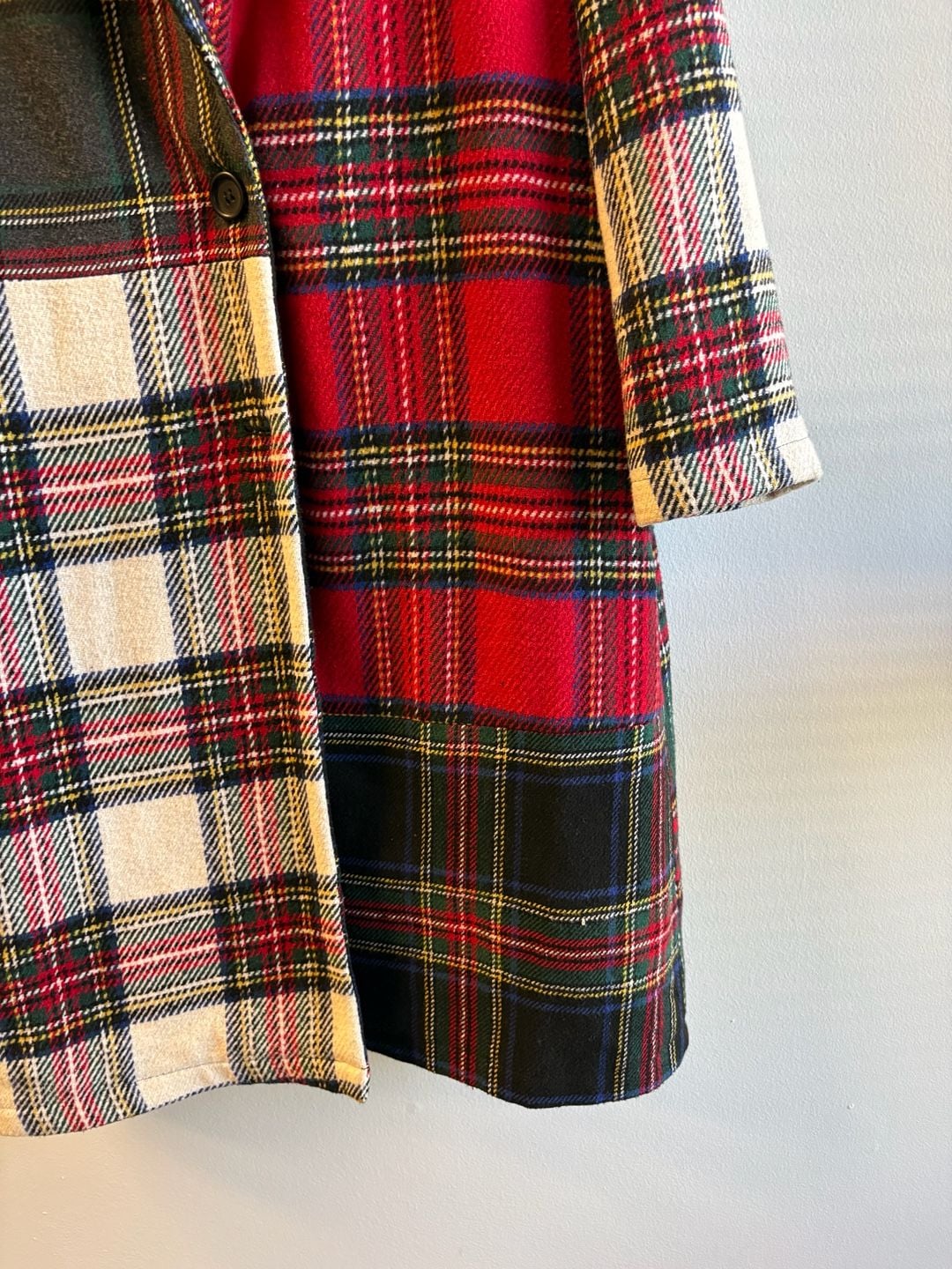 Current Mood Taste Of Fury Mixed Plaid Coat Red Multi 11